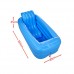 Bathtubs Freestanding Oversized Adult tub Thermal Folding PVC Inflatable Bottom Padded Thickening tub Pink Blue tub (Color : Blue) - B07H7JJ6F8